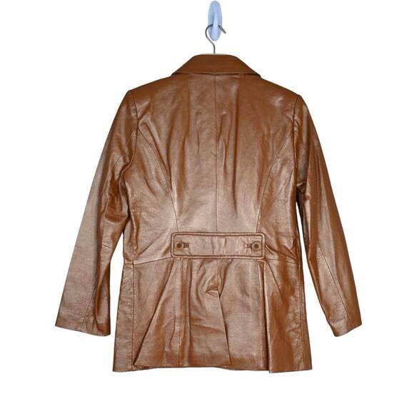 Terry Lewis Classic Luxuries Womens Genuine Leather Blazer with Matching Sweater - Picture 2 of 12